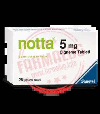 Notta 5 mg fiyat